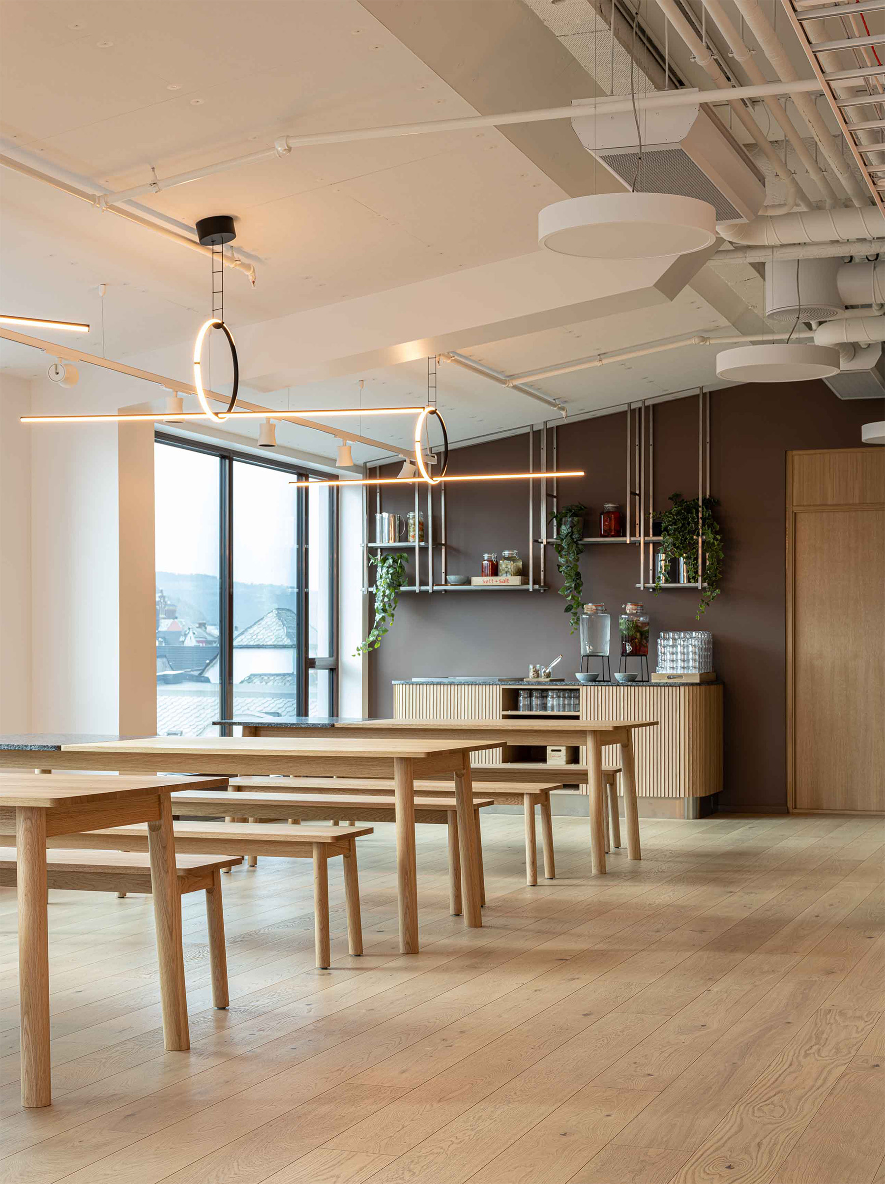 Møblering personalrestaurant